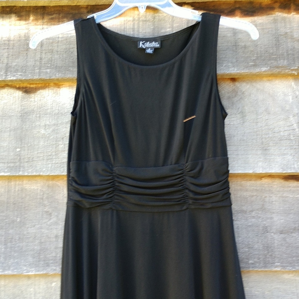 💖 💖K Studio Black Sleeveless A line Dress EUC